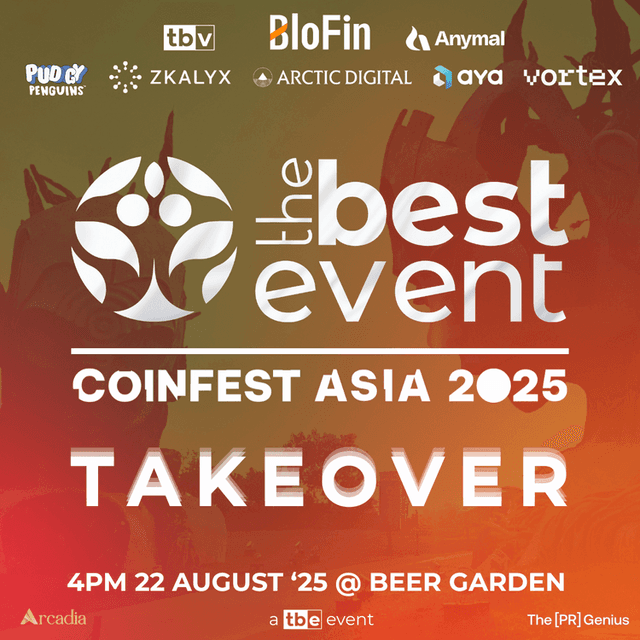 Coinfest Asia 2025 Poster Event