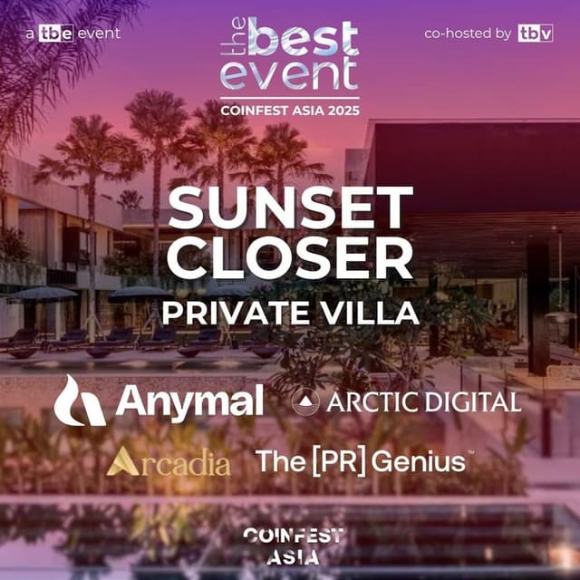 Coinfest Asia 2025 Poster Event