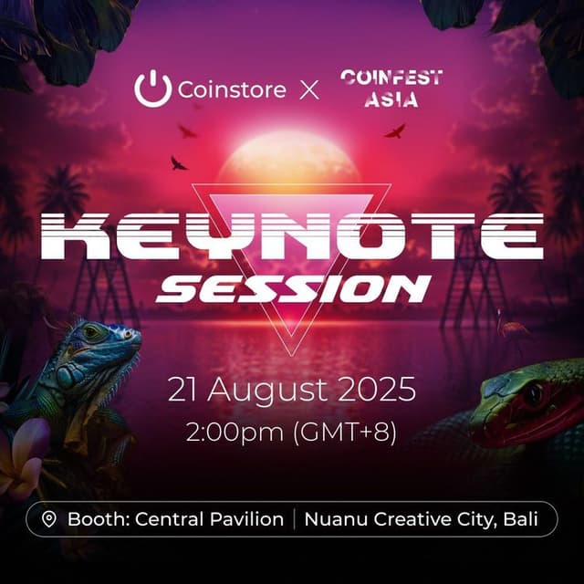 Coinfest Asia 2025 Poster Event